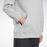 REEBOK IDENTITY FLEECE HOODIE - GRÁ